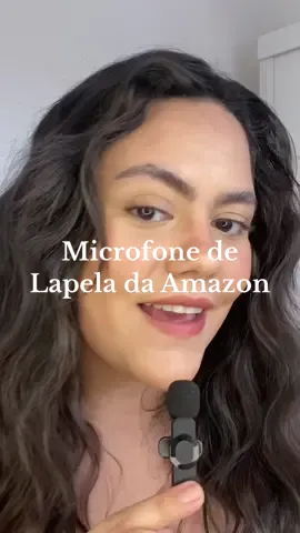 sentiram diferença? #microfone #lapela #amazon 