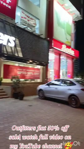 Outfitters flat 50% off sale| watch full video on my YouTube channel 🥰 #viralvideo #foryoupage #tiktokviral #Lifewitherum #tiktok #foryou #kfc #shopping #sale #outfitters 