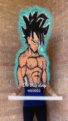 Goku 😉 #onthisday #goku #riceart 