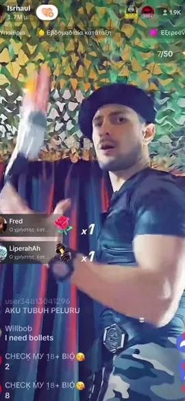 Innedmoreboulets risking his life for a live ☠️ #ineedmoreboolets #fy #fyp #viral #xyzbca #sounds #live #panoulz 