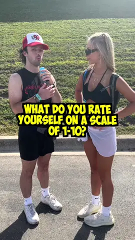 What do you rate yourself on a scale of 1-10? 👀