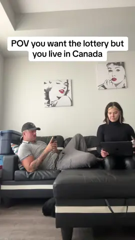 Pov what winning the lottery is like in Canada 