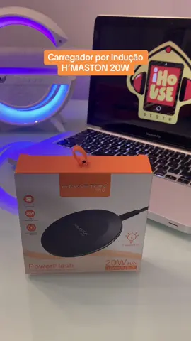 Carregador por indução H’MASTON 20W.  Pronta entrega, envio via Mercado livre FULL. Link na Bio “Mercado livre”👆  . . . #carregador  #carregadorinova  #hmaston  #iphone #s23  #s23ultra  #samsunggalaxy  #ihstore  #gadgets 
