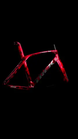 Shiny Red on Trek #trek #roadbike #cycling #bike #paint #custompainting
