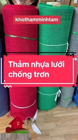 Thảm nhựa lưới chống trơn trượt, thoát nước nhanh chống #chongtronnhatam #decor #xuhuongtiktok #trangtrinhacua #lotsan #thamhoboi 