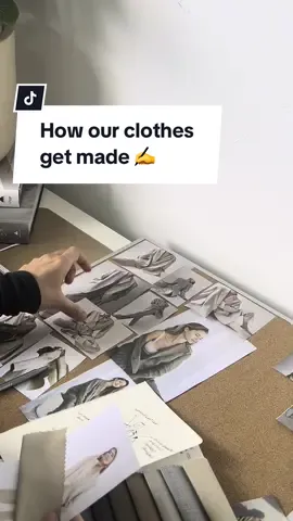 The LONG process behind how clothes get made ✍️ #SmallBusiness #howtomakeclothes #howtostartabusiness #howtosew #behindthedesign #businesstips #fashionbusiness 