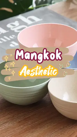 MANGKOK WHEAT STRAW✨ #mangkokplastikmurah #mangkokwheatstraw #mangkokaesthetic #perabotmurah 