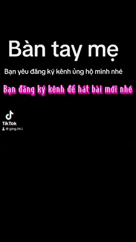 Karaoke bàn tay mẹ nhạc thiếu nhi