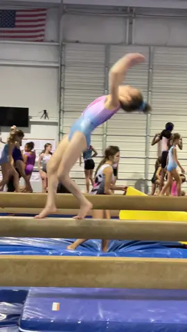 After 5 months resting her fractured tubia, elliana got her triple series back on rhe second day she tried! #gymnast #tripleseries #gymnastics #comingback #comebackstronger #comebackkid 