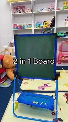 2in1 Board - Papan Putih & Papan Hitam #drawingboard #drawingboardforkids #fyp #kidsplay #papanhitam #2in1board 