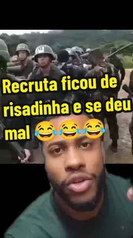 Recruta ficou de risadinha e acabou se dando mal 😂😂😂 #pqdt🇧🇷💀 #pqd #velame #militar #exercitobrasileiro🇧🇷 #recruta 