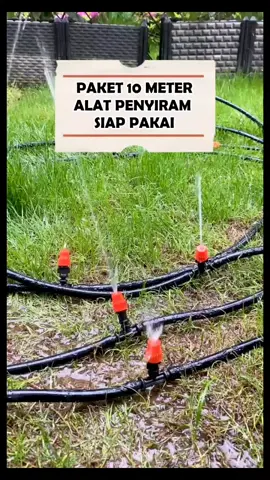 Paket lengkap menyiram tanaman praktis #sprayerair #sprayertanaman #nozzlesprayer #sprinklers #penyiramtanaman #irigasiair #paketberkebun #fyp #fypシ #foryoupage 