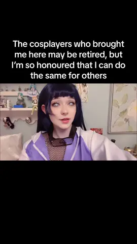 Im definitely not the best cosplayer there is, but when people tell me they look up to me, or that i brought them into cosplay? Or that they use my makeup as referance, or anything like that, i just get a flash of nostalgia from back when i looked up to so many people who broight me to where i am now. Im so grateful, and thank you, to everyone who is here, whether youve been here a long time, or if youve just found me, im so grateful.  #hinata #hinatahyuga #hinatacosplay #hinatahyugacosplay #naruto #narutocosplay 