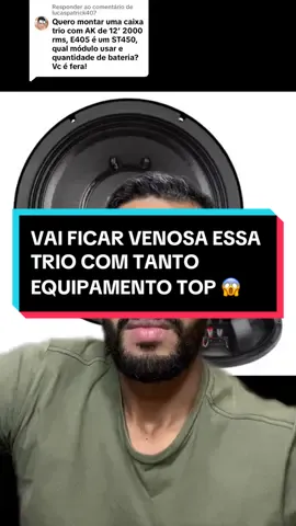 Respondendo a @lucaspatrick407 #aprendasomautomotivo #somautomotivo #caixatrio #altofalante #caixabob #taramps #sompracarro #somautomotivobrasil #modulosbanda #sound #pioneer #somnamala #som #eros #stetsom #carrosbaixos #sonzeira #driver #banda #carrosclássicos