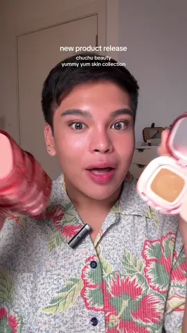 Yummy Yum Skin collection by @Chu Chu Beauty ✨ ang saya saya ng cushion!! Giving glass skin yess??? 