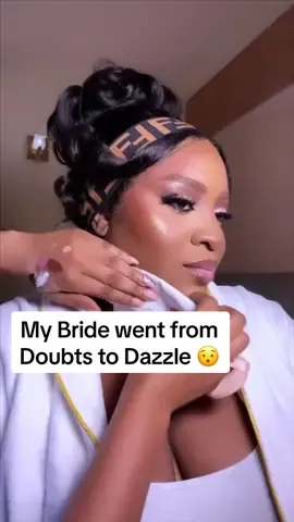 “When you assure your bride that her makeup is unmovable with the @soooprocosmetics.shop seal it spray, and she goes from doubt to dazzled.” Glam: @rachibeautyartistry  #abujamakeupartist #makeupartist #makeup #makeupschoolinnigeria #explorepage #glitter #preweddingmakeup #beauty #makeupacademy #abujamua #transformation #makeuptransformation #makeuptransitioning  #exploremore #explorepage #bride #traditionalbrides #whitewedding 