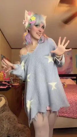 Bouncy sweater #cringe #kawaii #kawaiigirl #kawaiiaesthetic #kawaiicore #kawaiifashion #cute #cutegirl #catgirl #cutecore #dolly #cutemakeup #cosplay #dance #dancetrend #trend #trending #pastel #pastelcore #GamerGirl #girlstreamer 