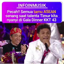 Mungkin tamu2 dari luar Negeri gak ngerti artinya tapi mereka enjoy banget 🙌 - - Klik tombol follow untuk lihat konten musik seperti ini tiap hari 😊 - - 📽 : Youtube/Sekertariat Presiden 🎵 : Shine of Black - Jang Ganggu & Kaka Main Salah - - - #kktasean2023 #papua #asean 