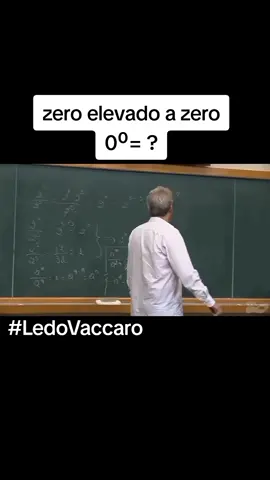 zero elevado a zero. #ledovaccaro #matematica 