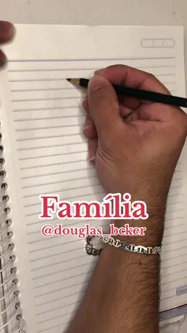 Familia 🫶🏽🙏🏽 #letracursiva #caligrafia 