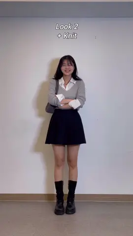 교복 느낌 나는 사복 패션🎧🎀🩶 #교복 #교복패션 #데이트룩 