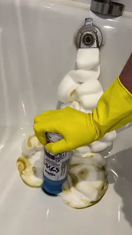 Number 1 Drain Foam cleaner in the world!🦠  #satisfying #draincleaning #amazonfinds #foamcleaner #herios #tiktokmademebuyit #homemusthave 