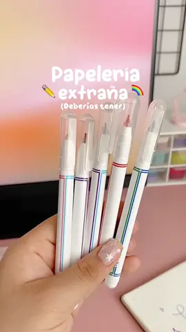 Papelería extraña que deberias tener! ✏️✨ #papeleriabonita #papeleria #papeleriakawaii #papeleriacreativa #art #stationery #plumones 