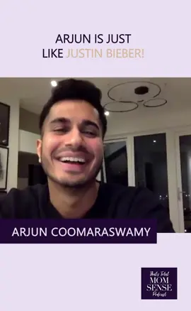 Arjun Is Just Like Justin Bieber! #fyp #fypシ #arjuncoomaraswamy #singer #songwriter #career #podcasts #podcastclips #kanikachaddagupta #thatstotalmomsense