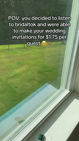 at this point i’m going to include #bridaltiktok in my thank you speech 😂 #2023bridetips #weddingtiktok #diyweddinginvites #weddinginvitationhack #bridaltiktok2023 #bridaltok 