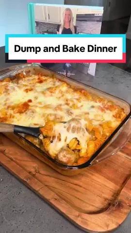 Dump and bake pasta. All while holding my baby 🤪 #dinner #dinnerrecipe #EasyRecipe #easydinner #cooking #dumpandbakepasta #familydinner #easycooking #mom #sahm #parenting 