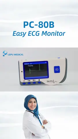 LEPU MEDICAL PC-80B Easy ECG Monitor for daily measurement at home. #tiktokshop9.9shoppingfiesta #tiktokshop #lepu #lepumedical #electrocardiogram #electrocardiogramdetector #handheld #portable 