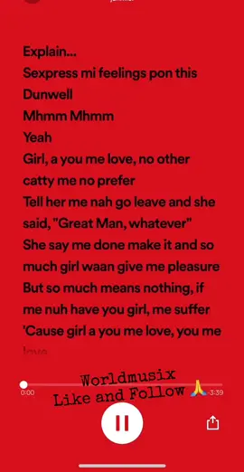U MI LUV (Lyrics)- Jahmiel #worldmusix #naijalyrics #afrobeats #foryoupage #foryou #foryourpage #music #lyrics #viral #tiktoknigeria #tiktokafrica #fyp #xyzcba #xyzbca 