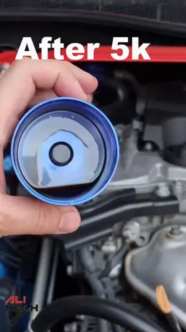 oil catch can checking after 5000km #Flush #oilchange  #mechanic #cargirls #carguys #carwash #cleaning #satisfyingvideo #detailing  #meguaers #sunny #camry #qualityparts #qualityrepairs #alimech #headlights #brakerotors #brakerotor #satisfying #rubi #barcelona #oilchange #reelart #artreels #toyota