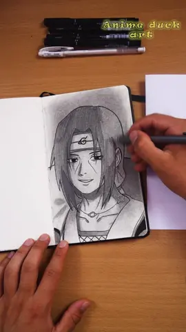 Drawing Uchiha Itachi | Who Should I Draw Next? #drawing #itachi #naruto #tiktokart 