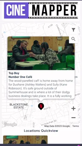 Number One Cafe in Top Boy #topboy #topboynetflix #london #cinemapper #ashleywalters 