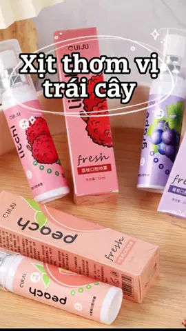 Xịt thơm trái cây làm anh đắm sayy🤩🤩🤩#xuhuong #tiktok #xitthommieng #tutin #chichicheapcool 