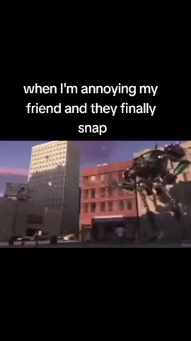 Calm down I was just playing 💀 #fyp #megamind #relatable #funny #titan #annoying 