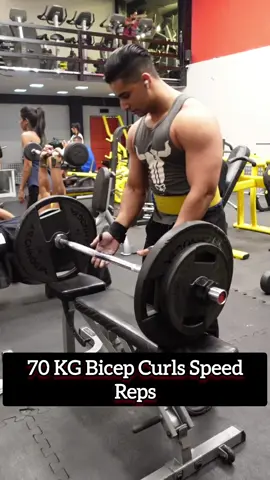 70 KG Bicep Curls Speed Reps.. . . . #gym #bodybuilding #powerlifting #natural #strength #biceps #bicepcurls #curls #ezbar #shoulders #shoulderpress #workout #workoutmotivation #training #passion #grind #progress #heavy #lifting #liftingmotivation #power #motivation #motivational 