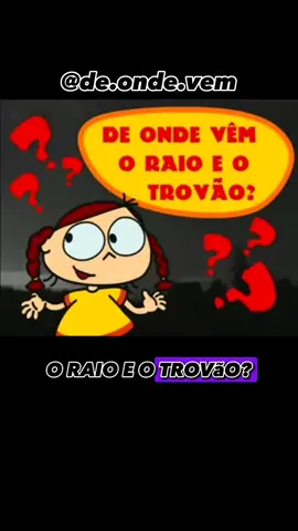 De Onde Vem o Raio e o Trovão? #deondevem #educativo #aprender #curiosidades #infantil 