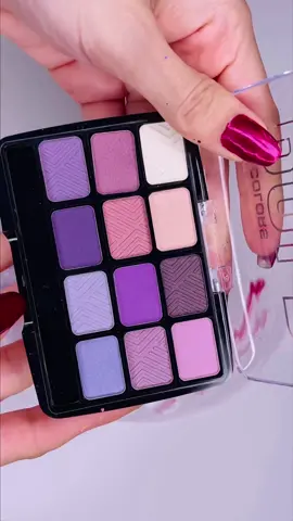 Coloring Slime with Purple Makeup! 💜💄💜 #asmr #satisfying #makeupslime #oddlysatisfying #makeup #lipbalm #lipstickslime #eyeshadow #glitter #lipstickslime #slime #purple 