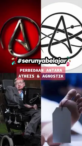 PERBEDAAN ANTARA ATHEIS & AGNOSTIK #serunyabelajar #serunyamembaca #atheist #agnostik  #perbedaan #kepercayaan 