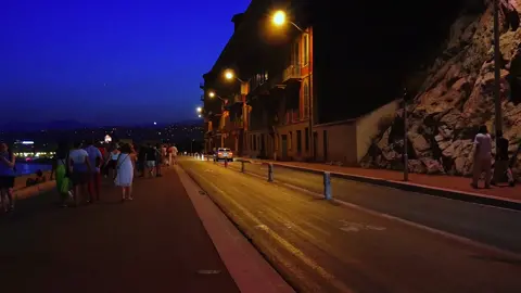 Night on the sea 🌌 #cinematic #cinematography #tiktokfilm #film #night #comfortchain #Vlog #travel #travelvlog #southfrance #vibe #europe #nice #travellife #tumblrgirls #france #monaco #nightlife #movie 