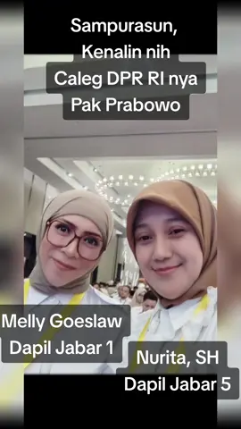 Sampurasun selamat pagi sahabat Nurita, Hari ini di Ballroom hotel Pullman Bandung, menghadiri acara konsolidasi seluruh caleg dari tingkat DPR RI, DPRD Propinsi, DPRD Kabupaten dan Kota, semua energi positif berkumpul dalam satu ruangan membuat saya yakin Indonesia akan semakin Hebat jika Pak Prabowo Presidennya, dan semua calegnya menang.  Diacara ketemu dengan Teh Melly Goeslaw @mellygoeslawtv dan Anggota DPR RI Komisi 5 Pak Mulyadi @kang_mulyadi70 , dan anggota DPRD Propinsi Jabar Pak Cecep Gogom @cecepgogom walaupun beda Daerah Pemilihan tetap sama sama mendoakan kebaikan dan kemenangan.  #kitasemuaindonesia #kitasemuaprabowo #gerindramenang #pasukan08_onthetrack🇮🇩🇮🇩 #pilihprabowo #budewanjabar5 #nuritacaleggerindrajabar5 #prabowopresiden2024 #inicalegnyapakprabowo #nuritadprrijabar5 #pasukan08 