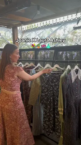 @Joanie Clothing has collaborated with @Laura Ashley to put together this stunning collection 😍 it’s limited edition, so you better act fast! 🔗 in bio 💐🪴👗 #fallfashion #joanieclothing #fallaesthetic #autumnvibes #lauraashleyxjoanie #sweaterweather #prairiecore #floraldress 