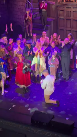 Wasn’t expecting a surprise proposal 💍 #proposal #nancy #oliver #olivermusical #marriage #congratulations #tynetheatreandoperahouse #oliverthemusical #theatre #musicaltheatre #theatreproposal #surprise #fyp #newcastle #newcastletiktok 