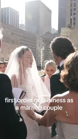 things usually work out better when we put God first. so the first thing we wanted as a married couple was have our guests lay hands and worship over our new marriage. it was the most beautiful part of our day. can’t believe this happened.  Video @PeytonFrank  #weddingtiktok 