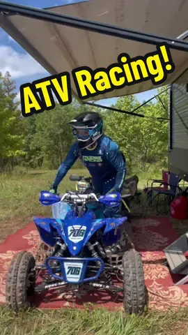 Brady is race ready! Midest Racing at Harris Bridge in Woodruff, SC. #yfz450 #wildwillies @B-Shepp #moose #bellhelmets #atvracing #mideastracing 