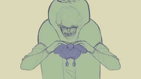 Charlie Slimecicle sings the burger song!  #slimecicle #sorryboys #tommyinnit #mcyt #mcytanimatic 