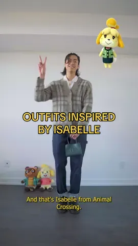 Outfits inspired by Isabelle from Animal Crossing 🍃 👀 Which anime, gaming, or cartoon character should I do next? ✅ if your comment has 0 likes then ill do whatever character u choose next!!  #fashion #animalcrossing #gaming #TikTokFashion #outfitinspo 
