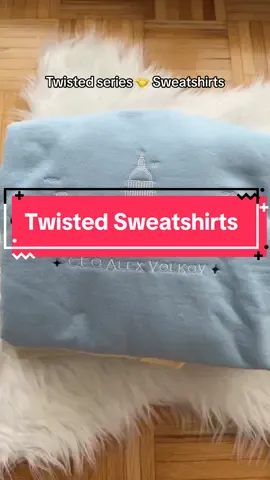 Sweatshirts courtesy of @ThreadedBySabrina. Which one is your fave? 🥰 #anahuang #twistedseries 